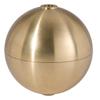 B&P Lamp 4 Inch Hollow Brass Ball view 2