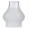 B&P Lamp 2 1/2 Inch by 7 1/2 Inch Frosted Style Glass Lamp Chimney for Vintage and Antique Style Globes view 1