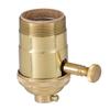 B&P Lamp Edison Size Full Dimmer Socket in Brass with UNO Thread view 1