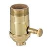 B&P Lamp Edison Size Full Dimmer Socket in Brass with UNO Thread view 2