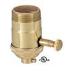 B&P Lamp Edison Size Full Dimmer Socket in Brass with UNO Thread view 3
