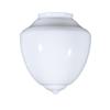 B&P Lamp 8" Opal Pendant Shade, Art Deco Style view 1