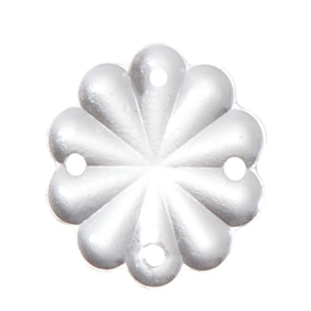 B&P Lamp 2/3" (20 mm) Clear Pressed Glass Rosette