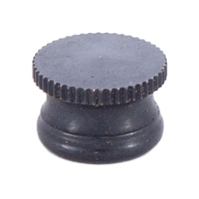 B&P Lamp 9/16" Diameter Bracket Cap, Tap 1/8F, Satin Black