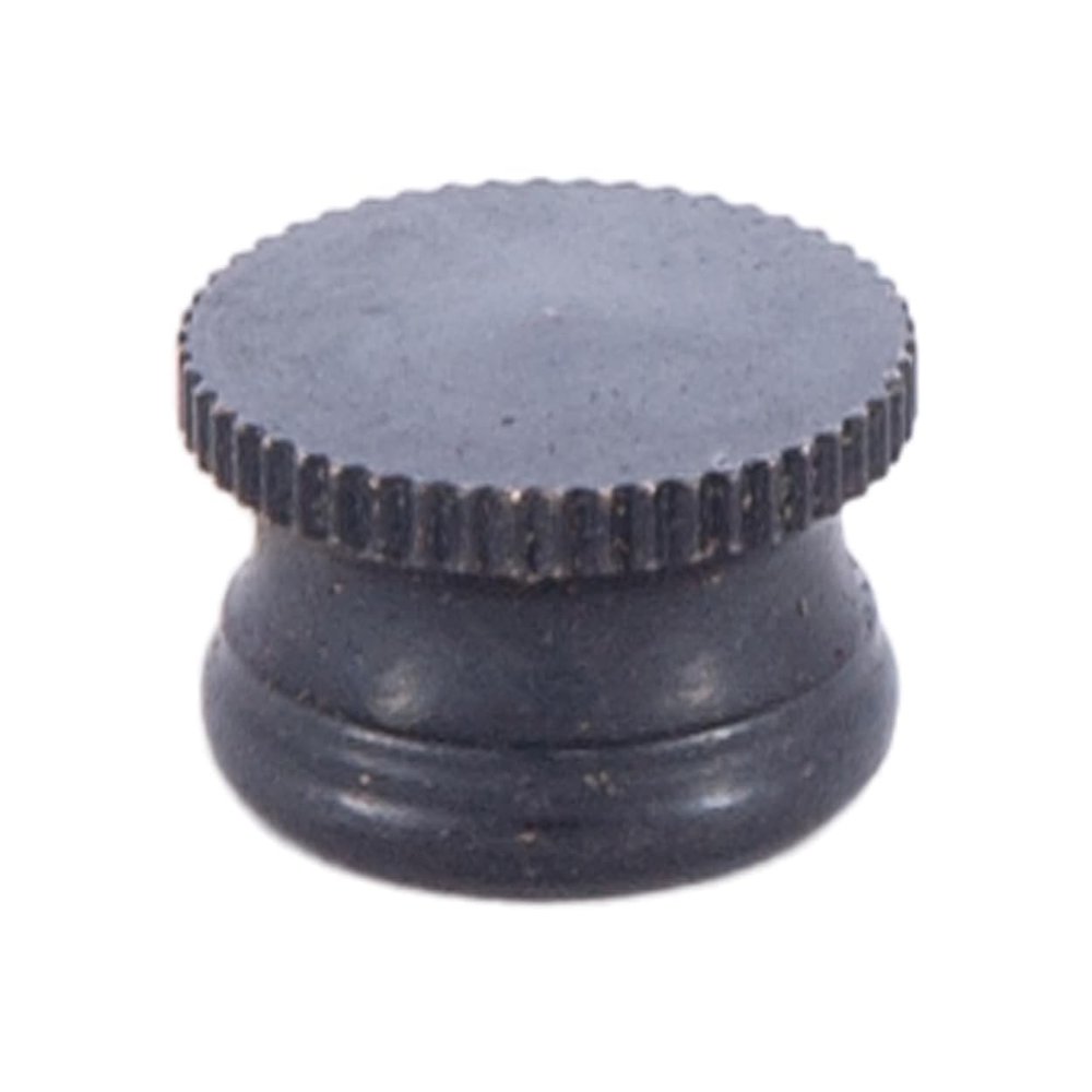 B&P Lamp 9/16" Diameter Bracket Cap, Tap 1/8F, Satin Black