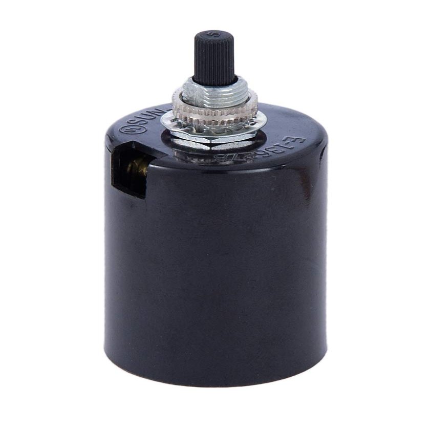 B&P Lamp Medium Base Phenolic Husk Socket with 2 Piece Bottom
