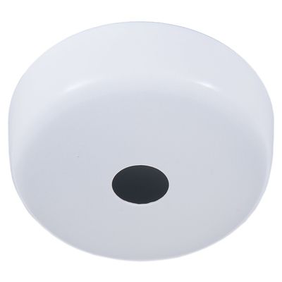 B&P Lamp White Finish Plain Rounded Canopy and Ceiling Light Canopy Plate Kit