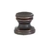 B&P Lamp Cup Shaped Design, Base Only Finial, Oiled Bronze Finish view 1