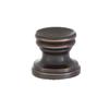 B&P Lamp Cup Shaped Design, Base Only Finial, Oiled Bronze Finish view 3
