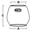 B&P Lamp DIETZ Brand Replacement Globes view 4