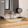 Moen Genta Chrome Single-Handle One Hole Modern Bathroom Faucet with Optional Deck Plate, WS84760 view 2