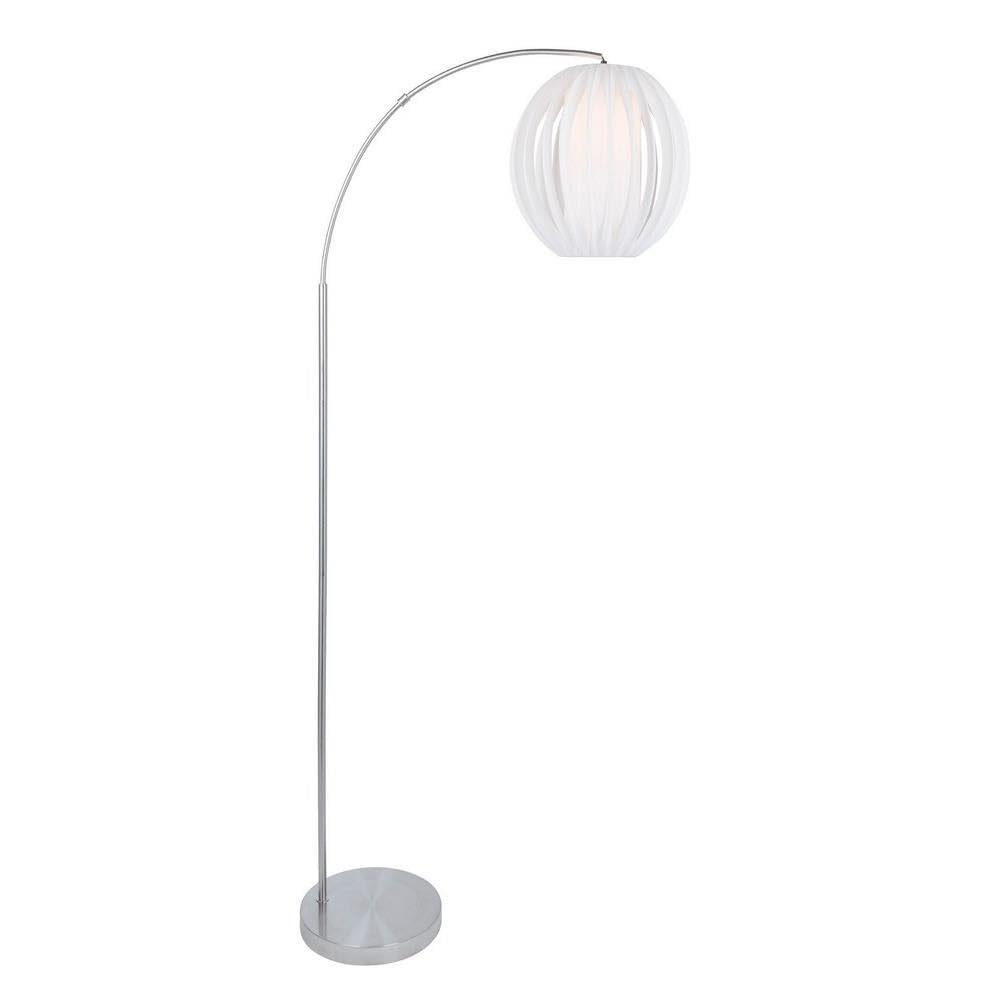 Lite Source Arch LAMP, Brushed Nickel/Vinyl Shade, E27 Type CFL 42W LS-82957