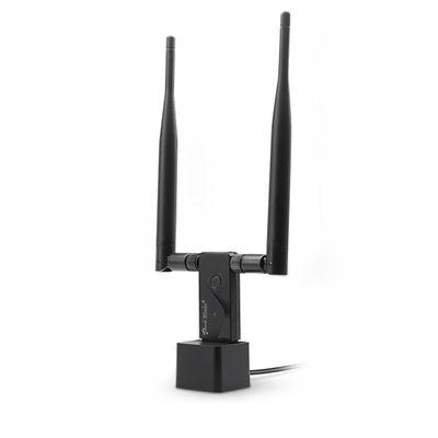 Panda Wireless PAU09 N600 Dual Band (2.4GHz and 5GHz) Wireless N USB Adapter W/Dual 5dBi Antennas - Windows 7/8/10/11, Zorin, Mint, Ubuntu, openSUSE, Fedora, Centos, Kali and Raspbian