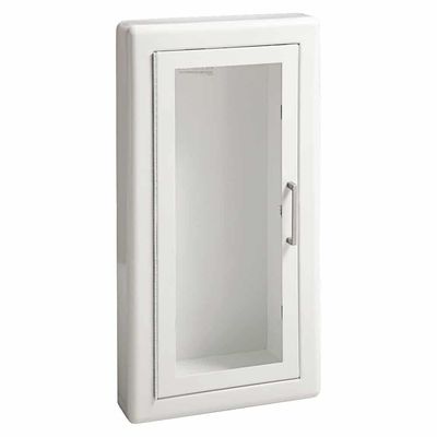 JL Industries 1017F10 Ambassador Cabinet-Full Glazing Door-Primed Steel-Semi Recessed-3in Round Edge by JL Industries
