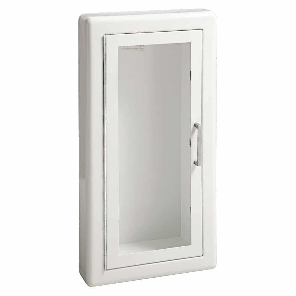 JL Industries 1017F10 Ambassador Cabinet-Full Glazing Door-Primed Steel-Semi Recessed-3in Round Edge by JL Industries