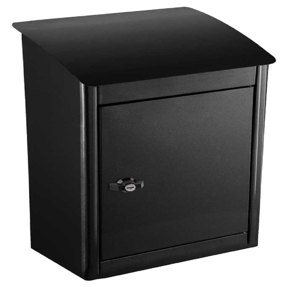 Qualarc WF-PB019 ParcelSentry Junior Wall Mount Locking Parcel Drop Box, Black