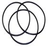 CFS Pack of 3, Premium O-Ring Compatible with 3M 63597174C Models Replacements for Standard Reverse Osmosis Water Filter Housings Quality Material Black view 1