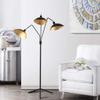 SAFAVIEH Lighting Collection Iris Mid-Century Modern Contemporary Retro Black/ Gold 70-inch Living Room Bedroom Home Office Standing Floor Lamp (LED Bulb Included) view 2