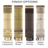 B&P Lamp Heavy Turned Brass Socket with Antique Brass Finish, Push-Thru Function, No Uno Threads view 4