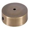 B&P Lamp 4.5 Inch Antique Brass Finish Modern Style Spun Lamp Base view 1