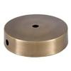 B&P Lamp 4.5 Inch Antique Brass Finish Modern Style Spun Lamp Base view 2