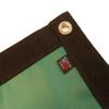 Tarp, Heavy Duty, Green 4' X 4' Feet Waterproof, 18 Oz. Vinyl w/ Reinforced Edges (4' X 4' Feet, Green) view 1