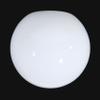 B&P Lamp 10" Opal Glass Neckless Ball Shade view 3