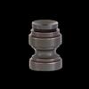 B&P Lamp Cup Shaped Design, Base Only Finial, Oiled Bronze Finish view 4