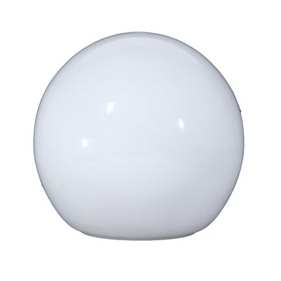 B&P Lamp American Made Opal Glass Neckless Ball Shade, 6 Inch Diameter, 3 Inch Top Opening, Hand-Blown Milk Glass Globe