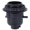 B&P Lamp Push-Thru Style Black Plastic Phenolic Socket with Medium Base and Threaded Shell with Ring view 1