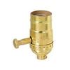 B&P Lamp Med. Base Full Range DIMMER Socket, Solid Brass Shell with Polished and lacq. Finish view 2