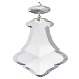 B&P Lamp 6 1/4" Clear Flat Crystal, Magnum Pendalogue