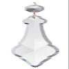 B&P Lamp 6 1/4" Clear Flat Crystal, Magnum Pendalogue view 1