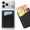Wallaroo Premium Leather Cell Phone Wallet Stick On - Android and iPhone Wallet and Card Holder for Women and Men - Durable with Non-Slip Lining Secures Up to 3 Cards view 2