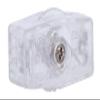 B&P Lamp Clear Silver Inline Rotary Cord Switch for 18/2 SPT-1 Lamp Cord view 1
