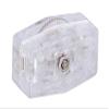 B&P Lamp Clear Silver Inline Rotary Cord Switch for 18/2 SPT-1 Lamp Cord view 2