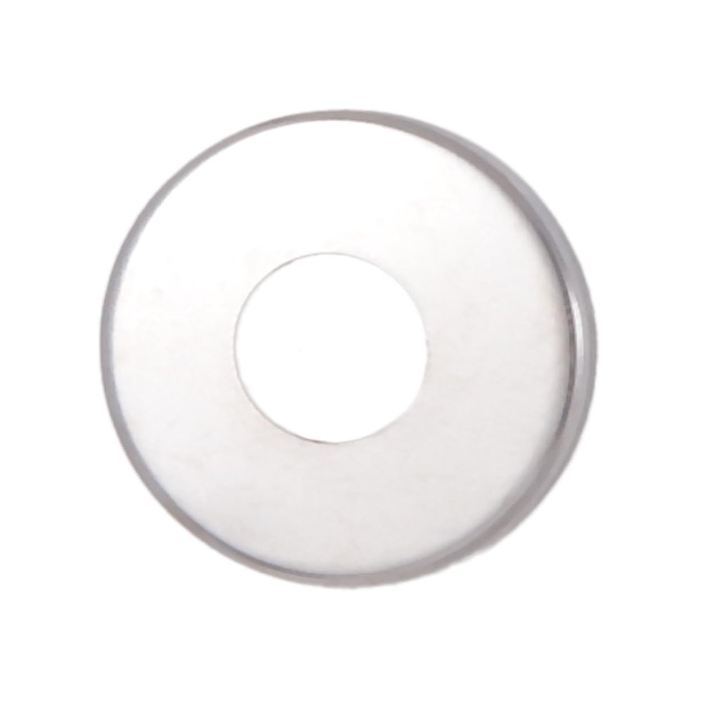 B&P Lamp 1-1/8 Inch Diameter, 1/8 IP Stamped Steel Check Ring, Nickel Plated Finish