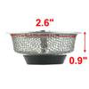 uxcell Stainless Steel Round Shape Kitchen Mesh Screen Sink Strainer 8.5cm Dia 2 Pcs view 2