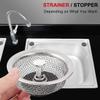 uxcell Stainless Steel Round Shape Kitchen Mesh Screen Sink Strainer 8.5cm Dia 2 Pcs view 3