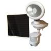 Maxsa 44643-CAM-WH Solar Security Video Camera and Spotlight-White view 1