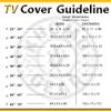 KHOMO GEAR Outdoor TV Cover with Clear Front Universal Weatherproof Protector for 60 - 65 Inch TV - Fits Most Mounts & Brackets view 2