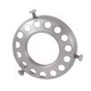 B&P Lamp 2 1/4 Inch Satin Nickel Shade Holder view 3