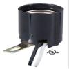 B&P Lamp Med. Base Lamp Socket with Side Mounted Bracket and 7" Wire Leads view 3