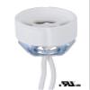 B&P Lamp Porcelain GU10 Halogen Socket with 1/8IP Hickey, 12" Leads view 3