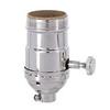 B&P Lamp Brass Turn Knob Early Electric Style Lamp Socket, Antique Bronze Finish, 3-Way Function, Uno Thread Shell view 2