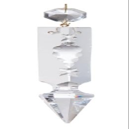 B&P Lamp 4 Inch (100Mm) Clear Cut Spearhead Crystal Crystal Chandelier Light Replacement Pendant Prism