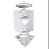 B&P Lamp 4 Inch (100Mm) Clear Cut Spearhead Crystal Crystal Chandelier Light Replacement Pendant Prism view 1