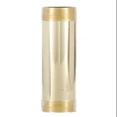 B&P Lamp 4 Inch Brass Plated 1/8 IP Steel Threaded Rod