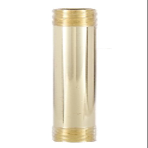 B&P Lamp 4 Inch Brass Plated 1/8 IP Steel Threaded Rod