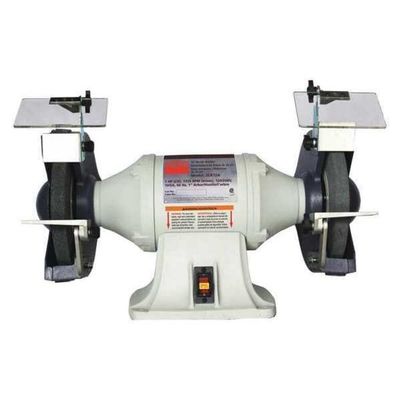 Bench Grinder, 10 in Max. Wheel Dia, 1 in Max. Wheel Thickness, 36/60 Grinding Wheel Grit - 1 Each